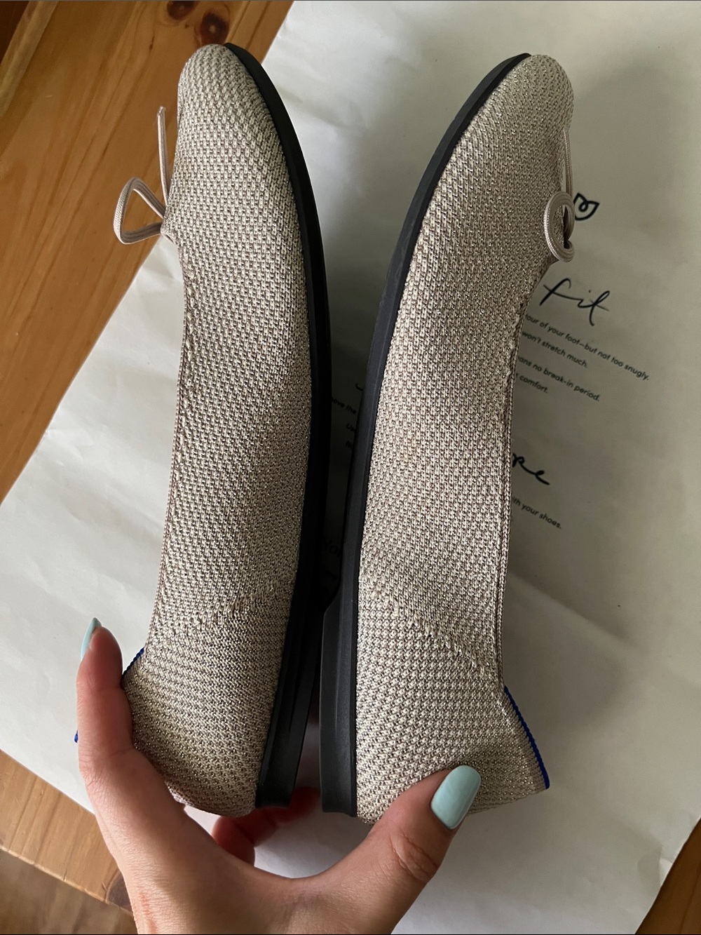 Rothy’s Metallic Ballet Flats - Picture 5 of 9
